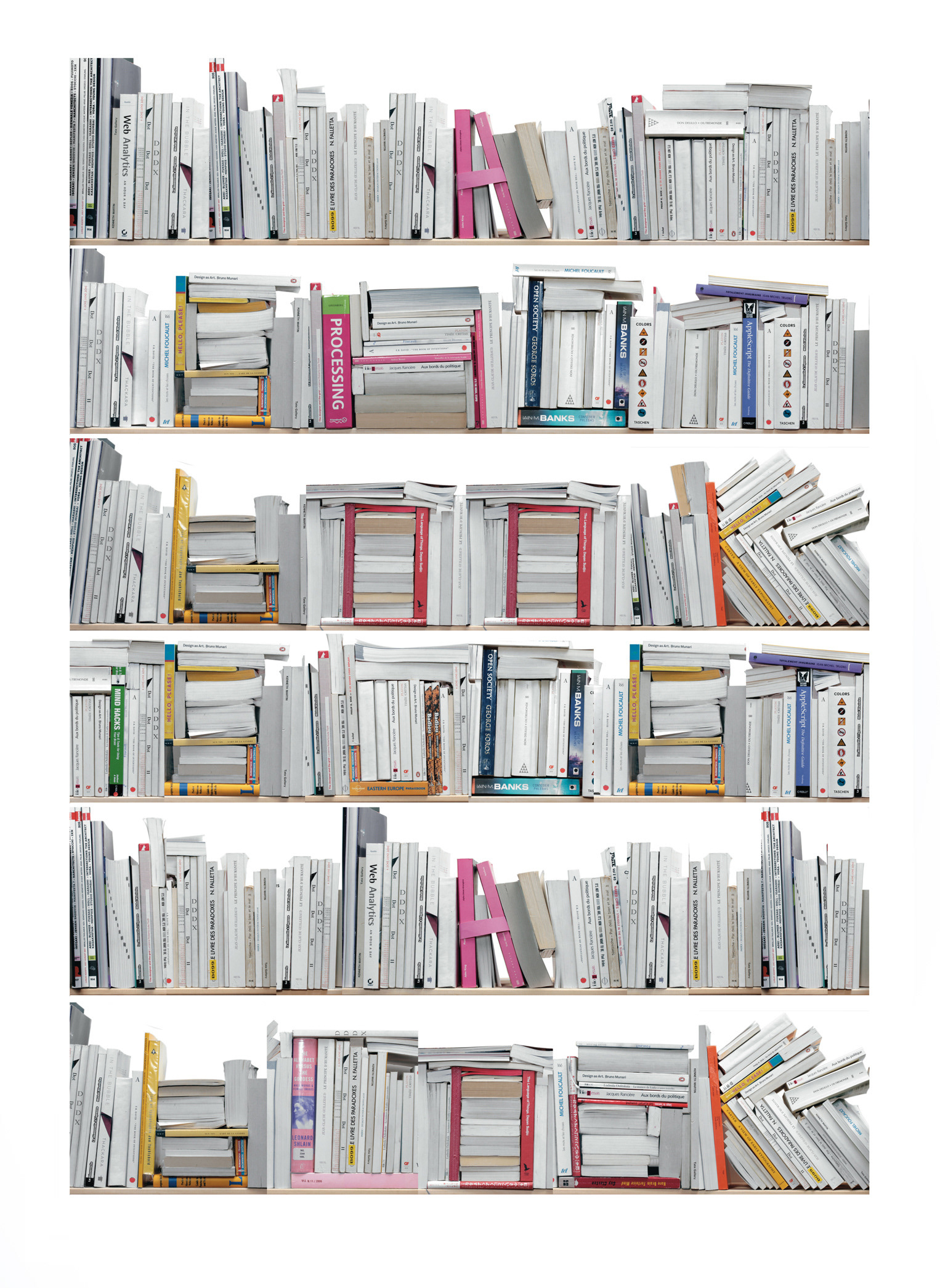 Bookshelves as grids